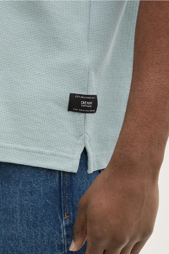 RELAXED POLO MET WAFELSTRUCTUUR 1046281XX12 28129